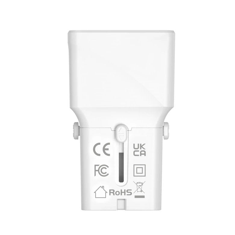 Mobile Origin Travel Adapter 25w Eu/Us/Uk/Au, White