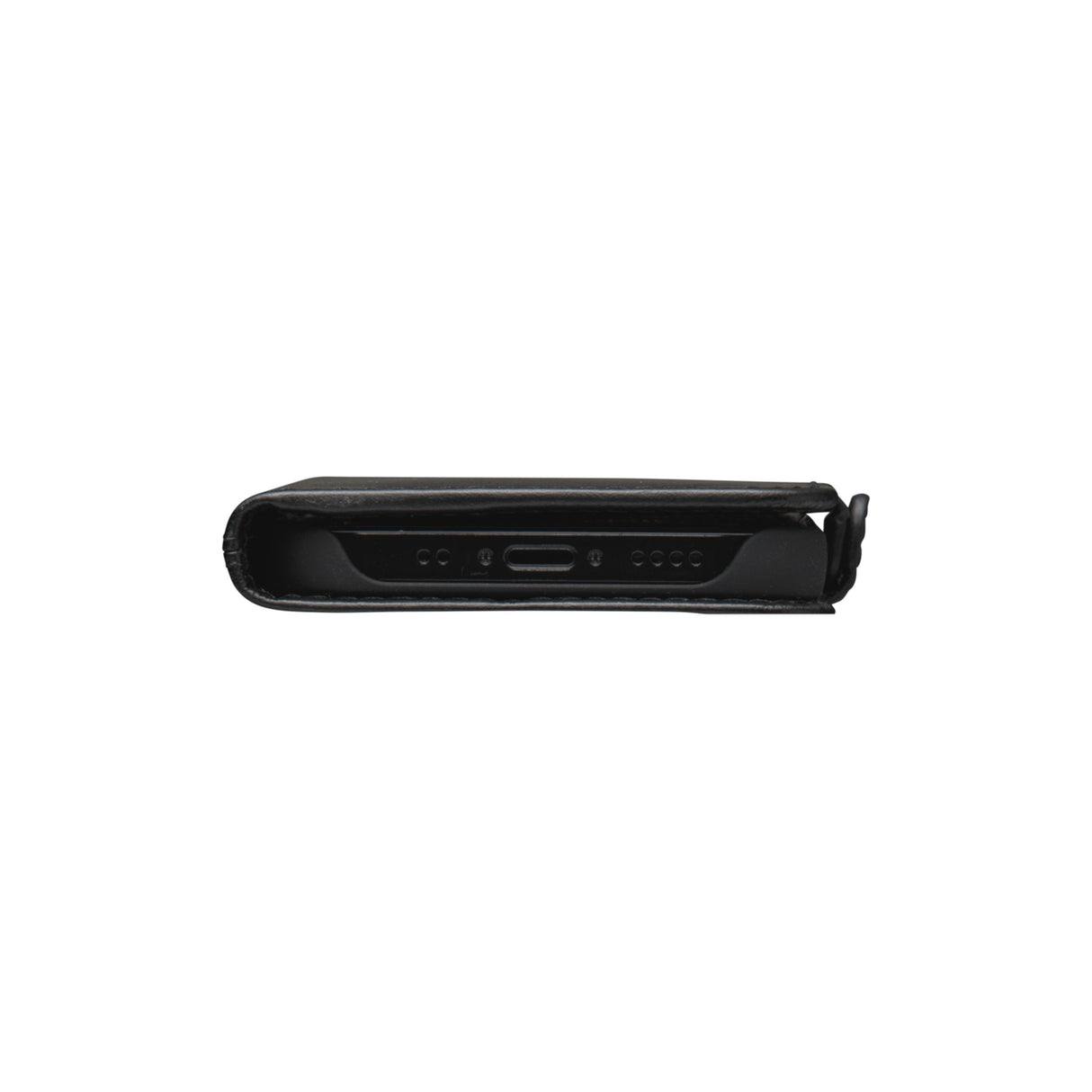 Dbramante1928 Copenhagen Slim Funda Con Tapa Para Teléfono Móvil Cuero De Grano Entero Negro Para Apple Iphone 12 Mini