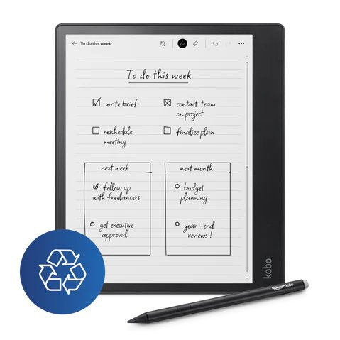 Rakuten Kobo Elipsa 2e Lectore De E-Book Pantalla Táctil 32 Gb Wifi Negro