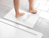 Alfombra De Baño Antideslizante De Diatomita, Blanco, 60 X 39 Cm