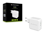 Cargador De Pared Quick Charge   Pd  2 Puestos Usb-C Conceptronic Althea 100w