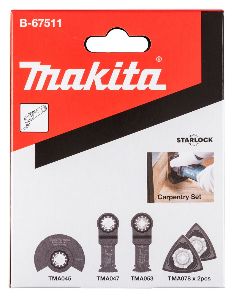 Makita B-67511 Juego De Hojas De Sierra 5 Piezas B-67511
