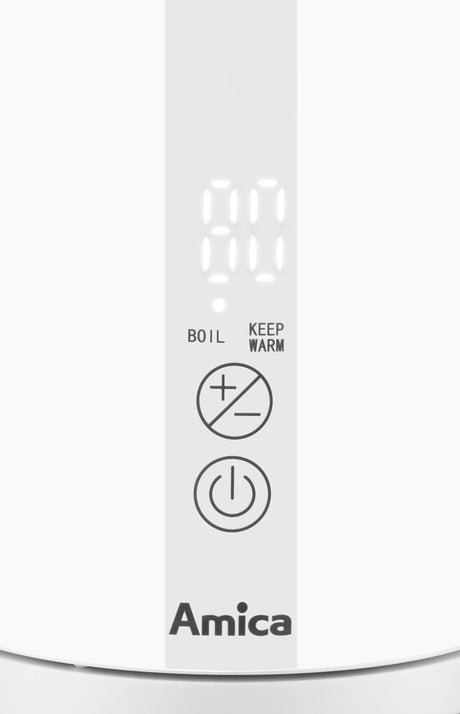 EAN 5906006941413 - Amica KF 6011 Digital tetera eléctrica 1,5 L 2200 W Blanco imagen 8