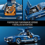 Mattel Mega Hot Wheels Mercedes-Benz 300sl, Juguete De Construcción Escala 1:24 Hww25