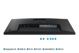 Monitor Samsung S27c432 27" 16:9 1920x1080 Ips 4ms Has Swivel Pivot Analog Hdmi Dp Usb Hub Vesa Dp+Hdmi Cable In The Box