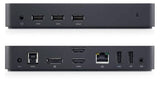2-Power Usb 3.0 Ultra Hd Triple Video Dock D3100 Con Cable Alimentación. Para Uk,Eu,Us. Para Dell 452-Bboo 6ft7t