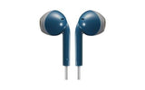 Auriculares Jvc Ha-F19m-Ah Con Micrófono Jack 3.5 Azules