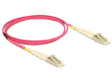 Delock Cable De Fibra Óptica Lc / Lc Multimode Om4 1 M