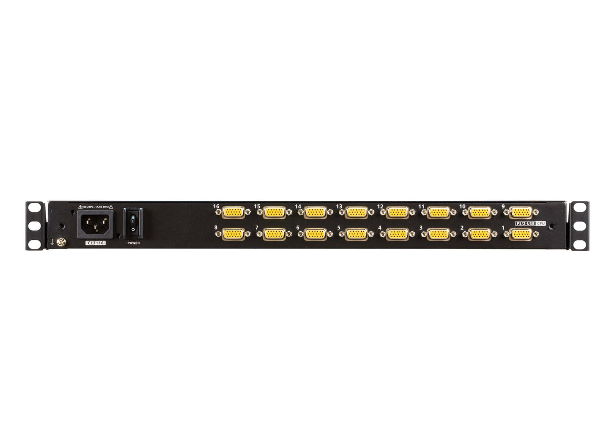 16p Short Depth Single         Cpnt Rail Lcd Kvm Sw                  In