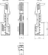 Siem Simatic Et 200sp 6es7193-6bp00-0da1 Baseunit Bu15-P16+A0+2d T