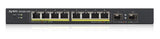 Switch Zyxel Gs1900-10hp Gestionado L2 Gigabit Ethernet (10/100/1000) Energía Sobre Ethernet (Poe) Negro