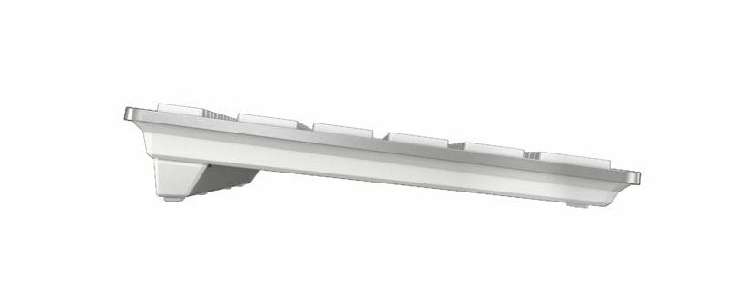 Cherry Desktop Dw 9100 Slim [Ch] Wl Aes Silver/White Bt Lithium Akku - Wochenlange Nutzung Ohne Aufladung
