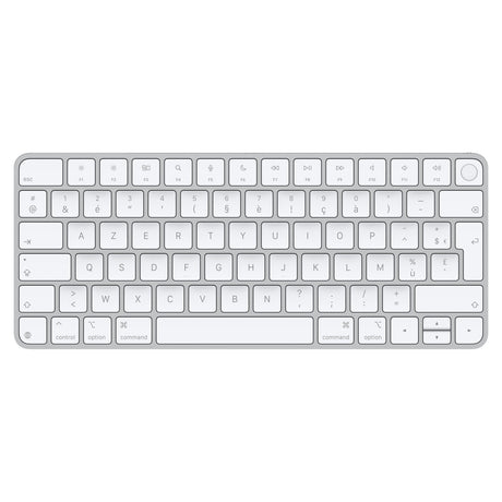 EAN 0195949633645 - Apple Magic teclado Universal USB + Bluetooth AZERTY Plata, Blanco imagen 1