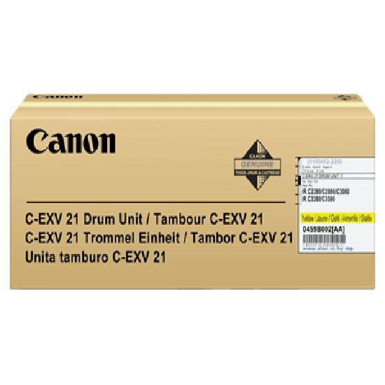 Canon Tambor C-Exv21 Irc2380i 2880 3080i 3380 3580i Amarillo 0459b002 C-Exv 21