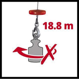 Polipasto De Cable Einhell Tc-Eh 1000, Cabrestante De Cable (Rojo, 1.600 Vatios) 2255160