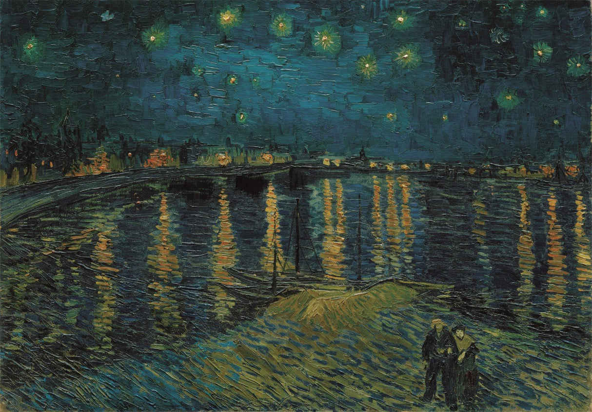 Puzzle Starry Night Over The Rhone Van Gogh Museum 1000pzs