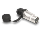 Delock 67065 Ensamblaje De Campo De Enchufe Modular Rj45 Cat.6a Con Carcasa De Enchufe De Cable Robusta Y Tapa Protectora Adecuada Para Los Acopladores De Paso 67061 Y 67062 Ip66 Resistente Al Polvo Y Al Agua