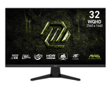 EAN 4711377347808 - MSI MAG 325QFDE E18V pantalla para PC 80 cm (31.5") 2560 x 1440 Pixeles Wide Quad HD LED Negro imagen 1