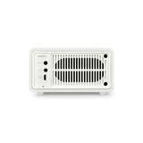 Sangean Wr-7 Blanco Mate Radio Analógica Sobremesa Fm Bluetooth Batería Li-Ion Recargable