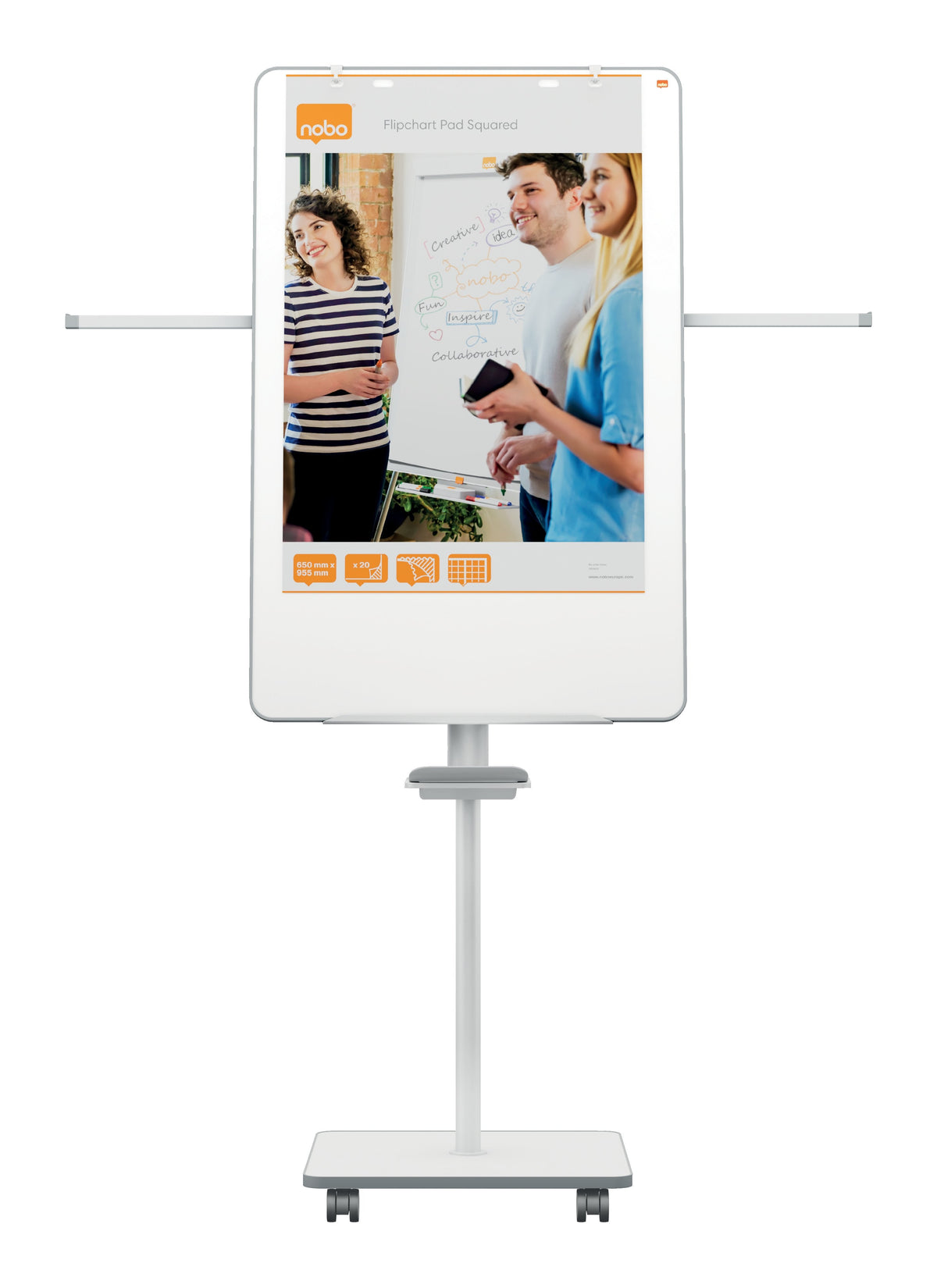 Nobo Move & Meet - Staffelei - 680 X 1040 Mm