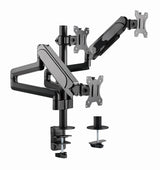Gembird Desk Mounted Adjustable Mounting Arm For 3 Monitors - Full-Motion