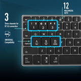EAN 8435430619409 - NGS FORTUNE-BT, QWERTY, ES teclado Universal Bluetooth Negro, Plata imagen 14
