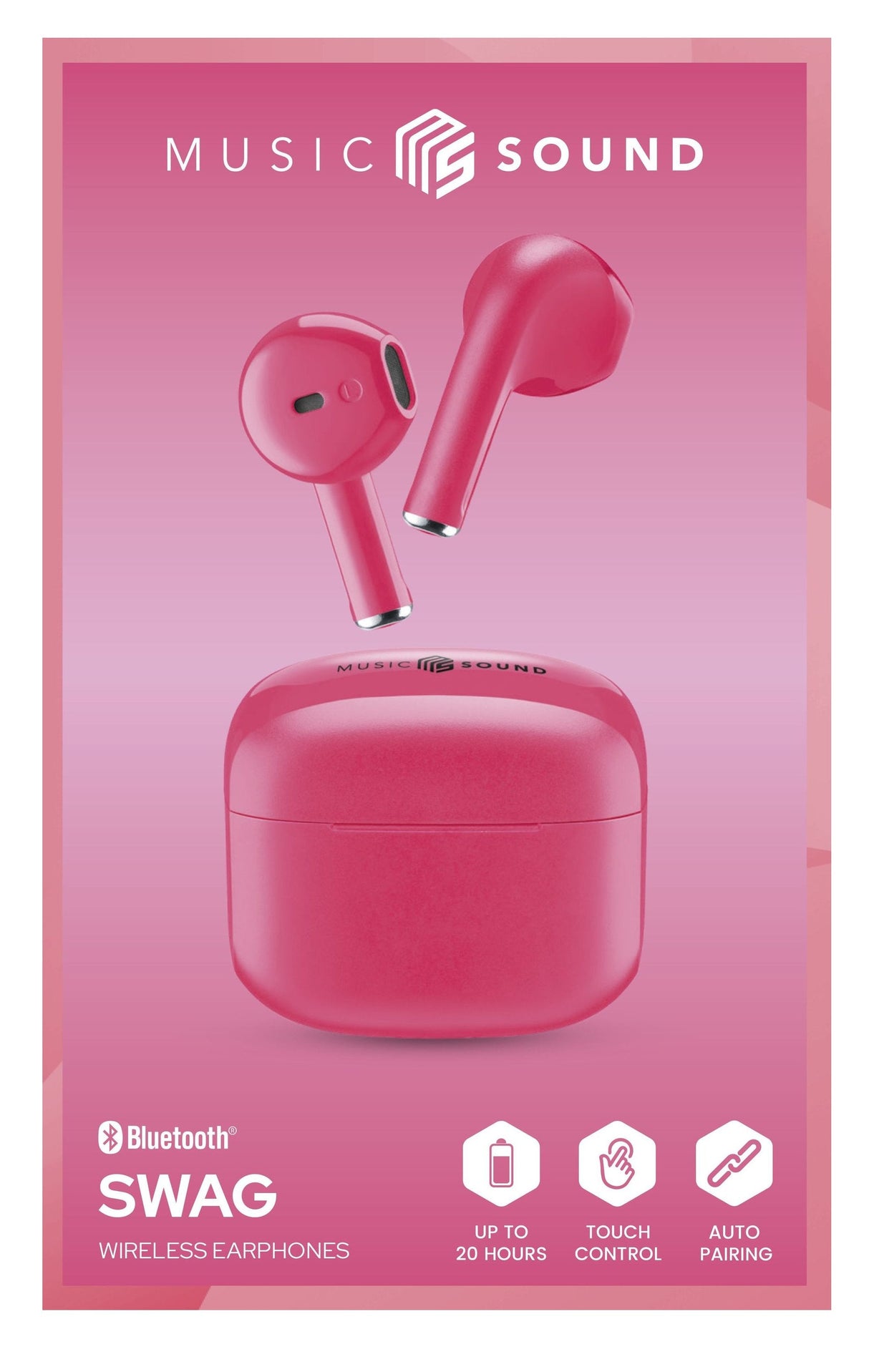 Cellularline Ms Auricolari Swag Tws Bt Rosa