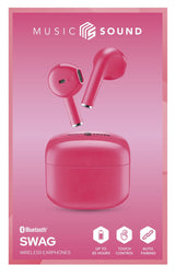 Cellularline Ms Auricolari Swag Tws Bt Rosa