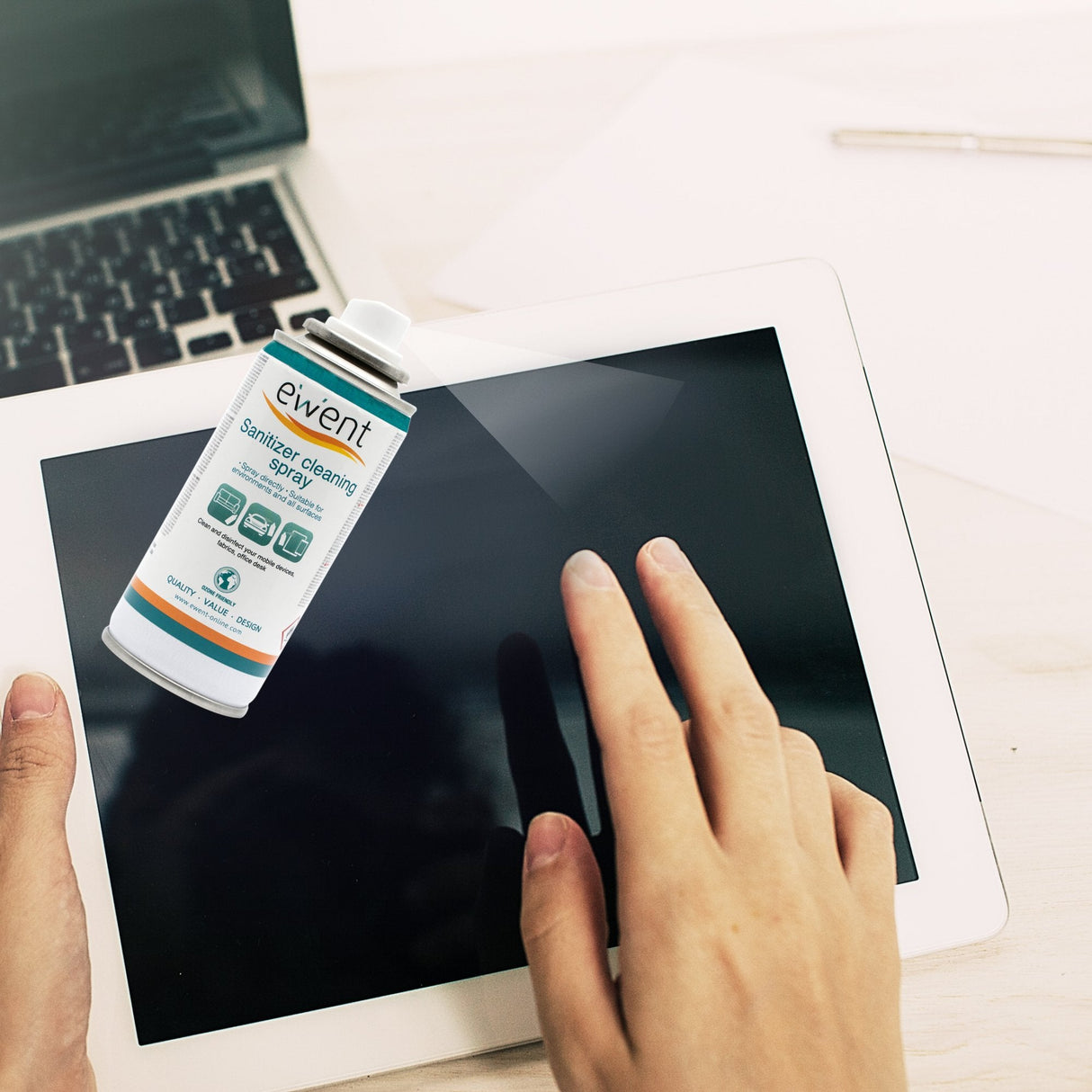 Ewent Spray Desinfectante Moviles-Mascarillas