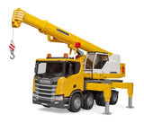 Bruder Scania Super 560r Liebherr Camión Grúa Con Módulo De Luz Y Sonido, 3571