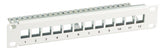 10" Verteilerfeld 12x Keystone, Grau