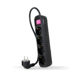 EAN 8433281010178 - Nanocable 10.37.0004-BK base múltiple 1,4 m 4 salidas AC Interior Negro imagen 1