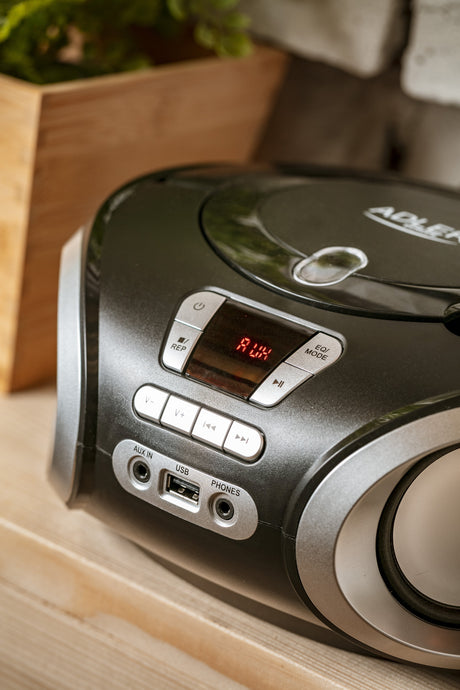 EAN 5902934838580 - Adler AD 1181 reproductor de CD Reproductor de CD portátil Negro, Plata imagen 3