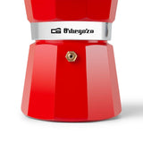 Cafetera Orbegozo Kfr 640  De Aluminio - Prepara 6 Tazas De Cafe En Minutos - Compatible Con Diferentes Tipos De Cocinas