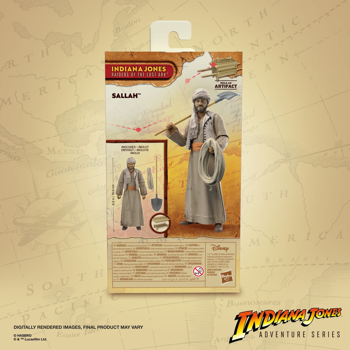 Figura Sallah En Busca Del Arca Perdida Indiana Jones 15cm