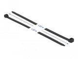 Delock 19564 Sujetacables Resistente A Los Rayos Uv La 1220 X An 9,0 Mm Negro, 10 Piezas