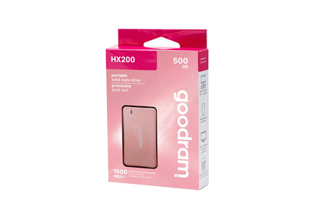 EAN 5908267966358 - Goodram SSDPR-HX200-500-RG unidad externa de estado sólido 500 GB USB Tipo C USB 3.2 Gen 2x2 Oro rosa imagen 3