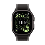 Apple Watch Ultra 3 Gps + Cellular 49mm Black Titanium Case With Negro Charcoal Trail Loop - S M