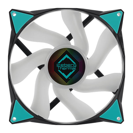 EAN 1230000071215 - Iceberg Thermal IceGALE ARGB Carcasa del ordenador Ventilador 14 cm Negro 1 pieza(s) imagen 1