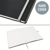 Leitz Notebook Style A5 Sqare Paper Hardfunda Negro 80 Sheets