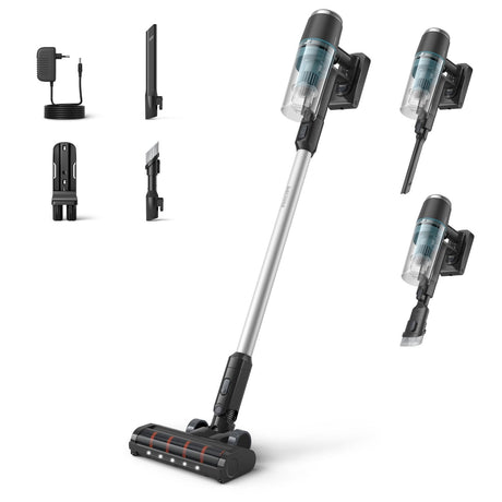 EAN 8720389029820 - Philips 3000 series XC3031 Aspiradora escoba Batería Secar Sin bolsa Negro, Azul imagen 1