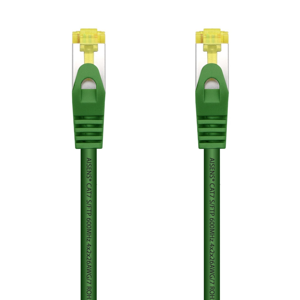 Aisens Cable De Red Rj45 Lszh Cat.7 600 Mhz S/Ftp Pimf Awg26 - 2m - Verde