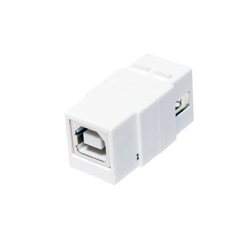 Kab Keystone Verbinder Usb2.0-A > Usb2.0-B F/F, White Logilink
