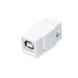 Kab Keystone Verbinder Usb2.0-A > Usb2.0-B F/F, White Logilink