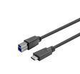 EAN 5704174849957 - Vivolink PROUSBCBMM20 cable USB USB 3.2 Gen 1 (3.1 Gen 1) 20 m USB C USB B Negro imagen 1
