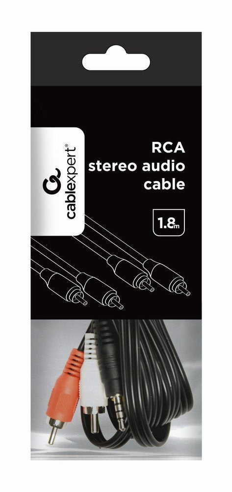 Gembird Cable 2x Rca M - Rca X 2 1.8m