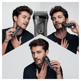 Braun Series 3 3000bt Máquina De Afeitar De Láminas Recortadora Gris