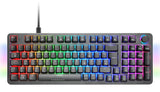 Teclado Mecanico Mkpro Switch Linear Silent Rgb Negro Mars Gaming Iluminación Rgb / Teclado Completo / Switches Mecánicos Intercambiables En Caliente