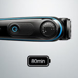 Barbero Cortapelos Braun Bt3240 Uk + Gillete Fusion 39 Ajustes Barba Lavable Control Giratorio