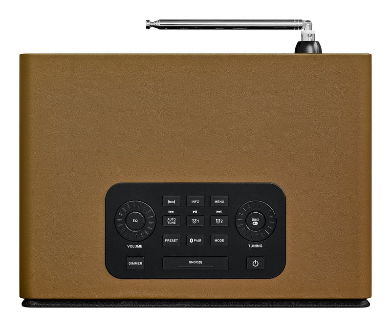 Sangean Ddr-36 Bt Brown Radio Con Sintonización Digital De Sobremesa Dab+ Fm-Rds Bluetooth Entrada Auxiliar